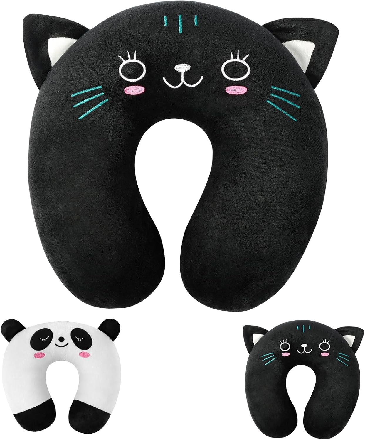 Nekkussen Traagschuim Wit Panda - 36% Korting
