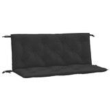 VidaXL Tuinbankkussens 2 stuks 120x50x7 cm Oxford Stof Zwart - 61% Korting