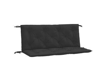 VidaXL Tuinbankkussens 2 stuks 120x50x7 cm Oxford Stof Zwart - 61% Korting
