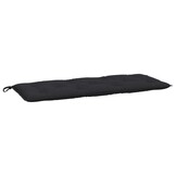 VidaXL Tuinbankkussens 2 stuks 120x50x7 cm Oxford Stof Zwart - 61% Korting