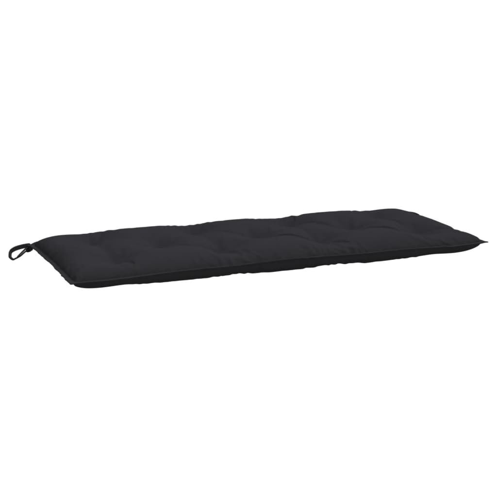 VidaXL Tuinbankkussens 2 stuks 120x50x7 cm Oxford Stof Zwart - 61% Korting