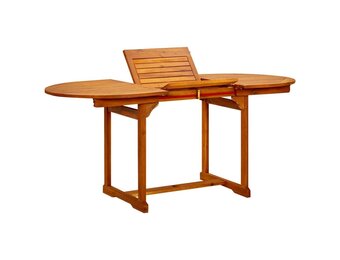 Uitschuifbare Acacia Houten Tuintafel - 120-170 cm - 35% Korting