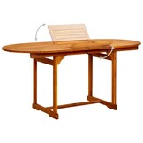 Uitschuifbare Acacia Houten Tuintafel - 120-170 cm - 35% Korting