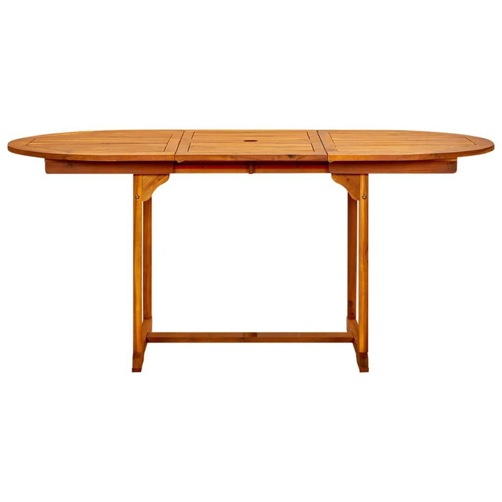 Uitschuifbare Acacia Houten Tuintafel - 120-170 cm - 35% Korting