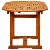 Uitschuifbare Acacia Houten Tuintafel - 120-170 cm - 35% Korting