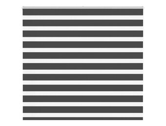VidaXL Zebra rolgordijn 165x150 cm Zwart - 34% Korting