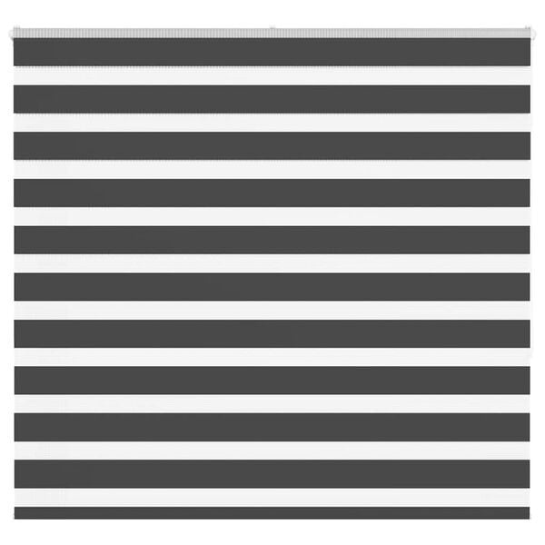 VidaXL Zebra rolgordijn 165x150 cm Zwart - 34% Korting