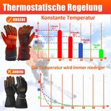 Unisex Verwarmde Handschoenen Zwart - 33% Korting