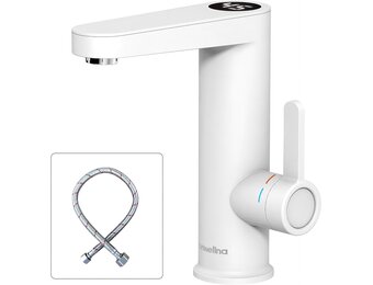 Elektrische Kraan Direct Warm Water met Display - Wit 14% Korting