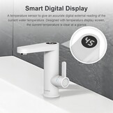 Elektrische Kraan Direct Warm Water met Display - Wit 14% Korting