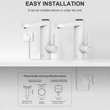 Elektrische Kraan Direct Warm Water met Display - Wit 14% Korting