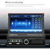 Autoradio 7" Uitschuifbaar Touchscreen met Bluetooth & Achteruitrijcamera - 29% Korting