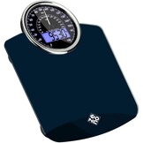 Personenweegschaal Hybride Digitaal & Analoog 180kg - Donkerblauw - 34% Korting