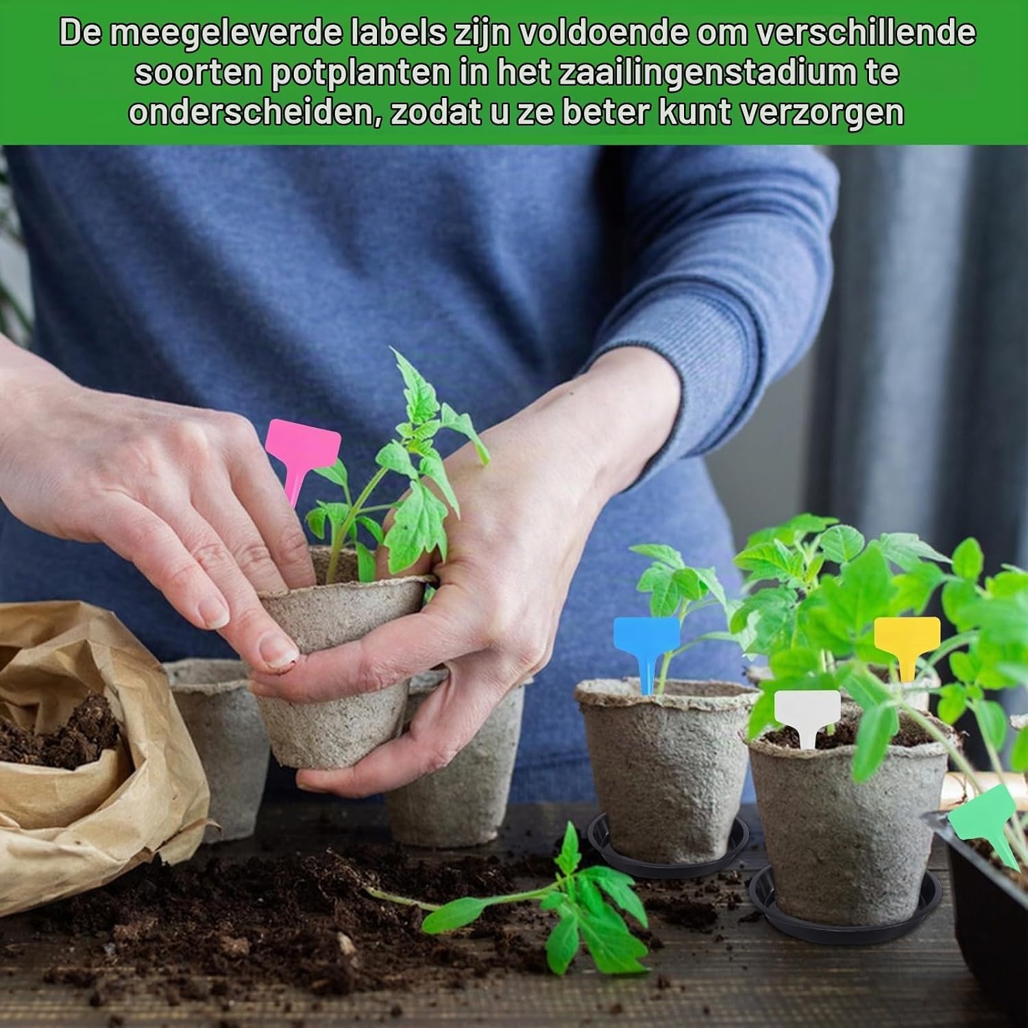Bloempotonderzetters Rond Zwart (16 Stuks) - 33% Korting
