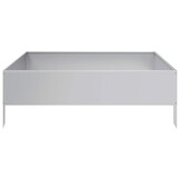 Verhoogde Plantenbak 100x100x33,5 cm Gegalvaniseerd Staal - 56% Korting