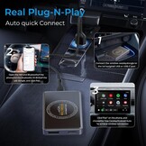 Draadloze CarPlay/Android Auto AI Box met Netflix/YouTube & 28% Korting
