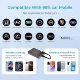 Draadloze CarPlay/Android Auto AI Box met Netflix/YouTube & 28% Korting