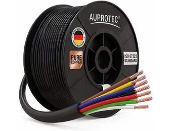AUPROTEC Rond Autokabel 7x1.0 mm² 5m - Duitse Kwaliteit met 28% Korting