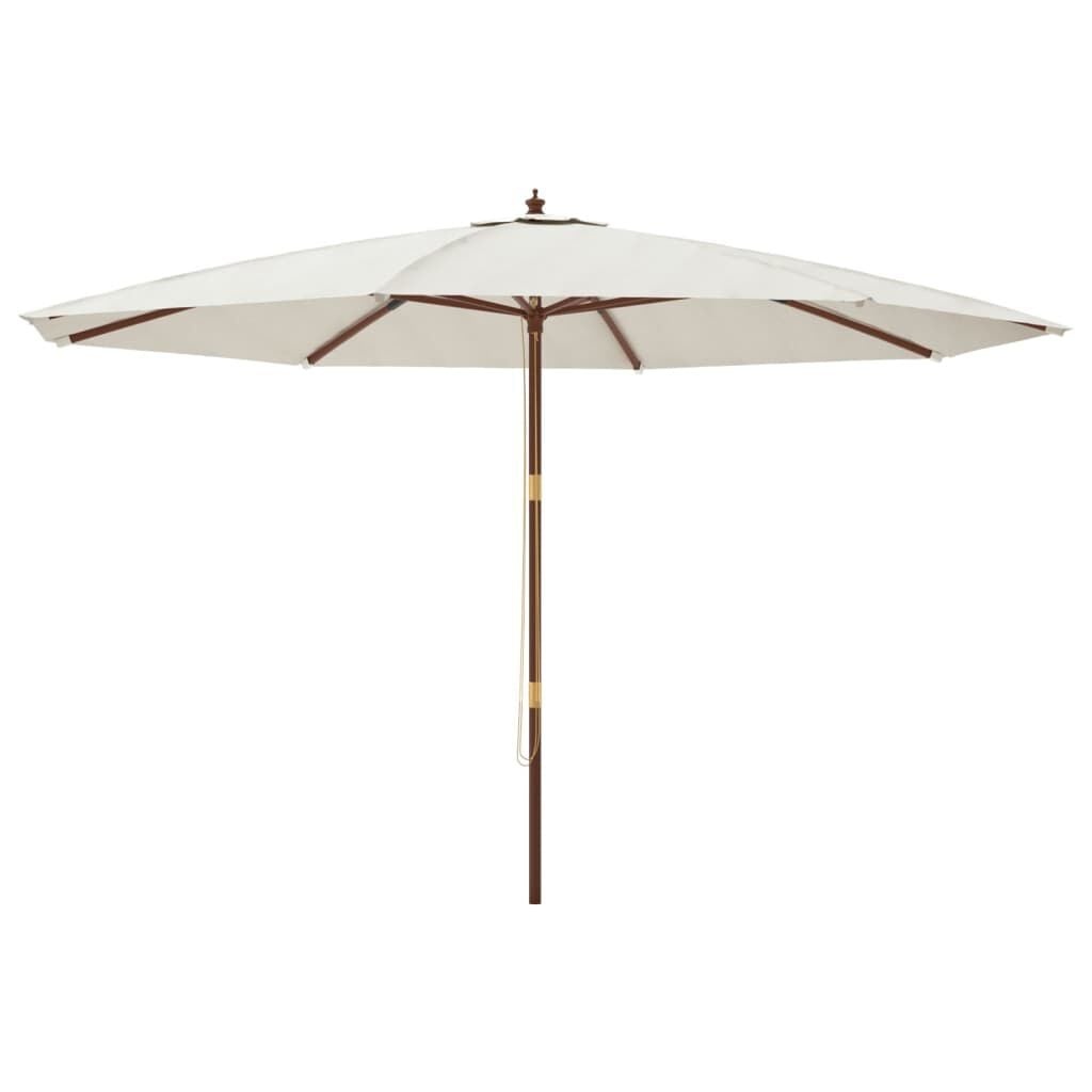 vidaXL Parasol 400x273 cm Zandkleurig - 54% Korting