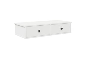 Wandschap met Lades 80x31x17 cm Wit - 67% Korting