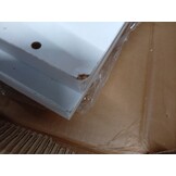 vidaXL Wandschap met Lades 80cm Wit - 54% Korting