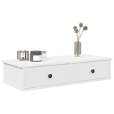 vidaXL Wandschap met Lades 80cm Wit - 54% Korting