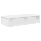 vidaXL Wandschap met Lades 80cm Wit - 54% Korting