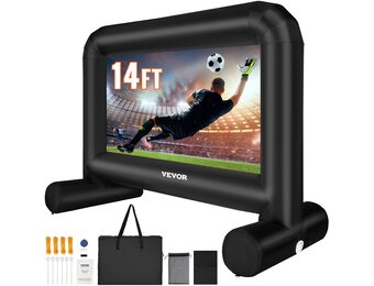 Opblaasbaar Projectiescherm 216 cm 16:9 - 35% Korting