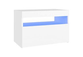 Tv-meubel met LED-verlichting 60x35x40 cm Zwart - 40% Korting
