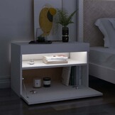 Tv-meubel met LED Verlichting 60x35x40 cm Zwart - 34% Korting