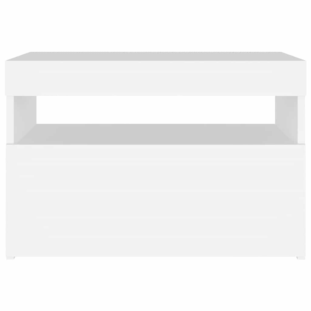 Tv-meubel met LED Verlichting 60x35x40 cm Zwart - 34% Korting