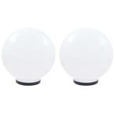 vidaXL LED Bolvormige Lampen (2 stuks) - 40 cm PMMA - 59% Korting