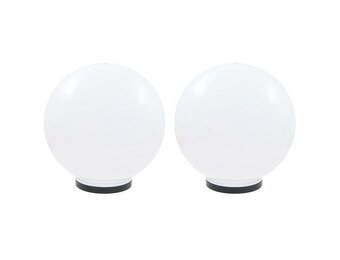 vidaXL LED Bolvormige Lampen (2 stuks) - 40 cm PMMA - 59% Korting