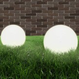 vidaXL LED Bolvormige Lampen (2 stuks) - 40 cm PMMA - 59% Korting