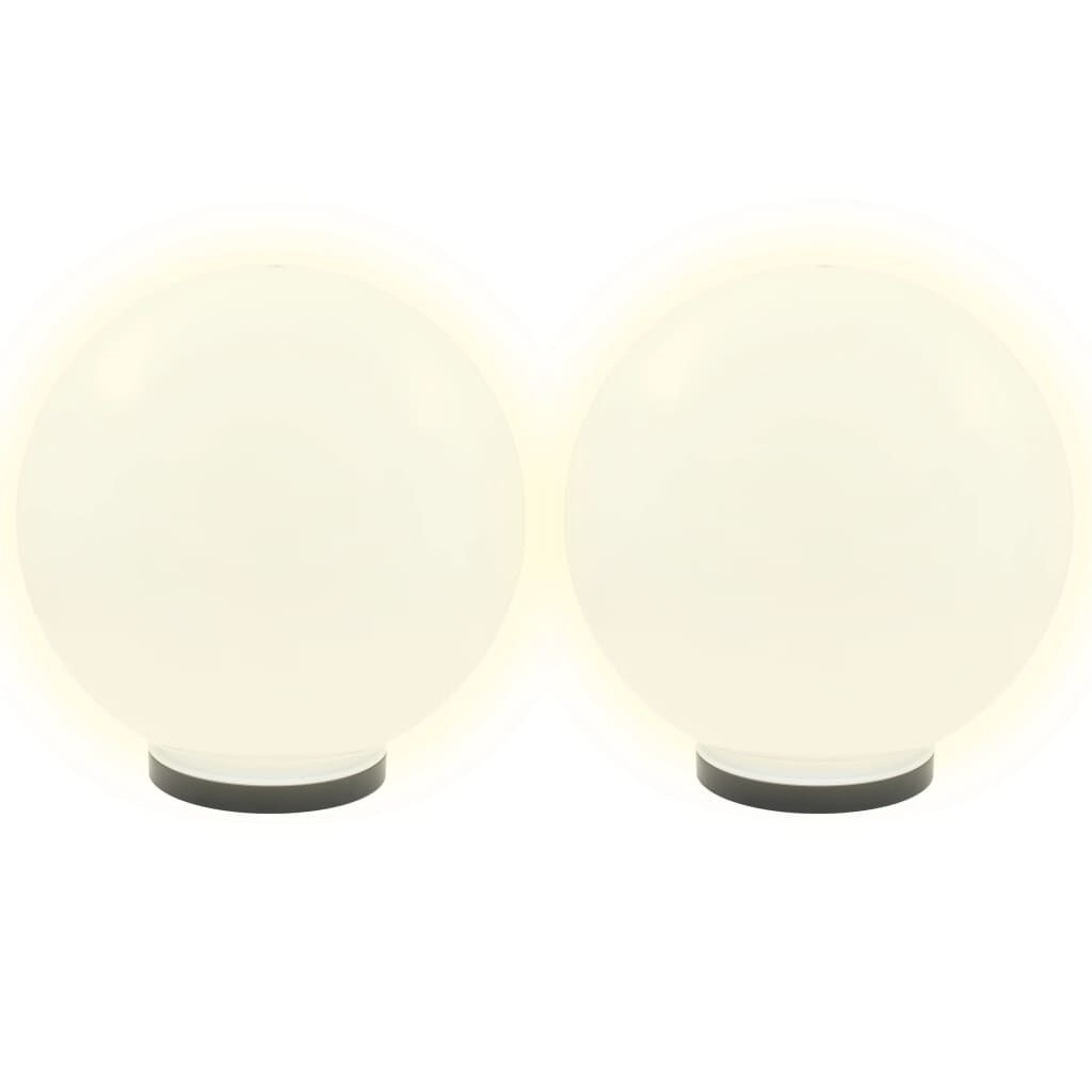 vidaXL LED Bolvormige Lampen (2 stuks) - 40 cm PMMA - 59% Korting
