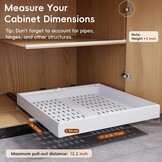 Uittrekbare Keukenkast Lade Set 2 - 43.5-68 cm Breed - Met Demping