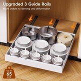 Uittrekbare Keukenkast Lade Set 2 - 43.5-68 cm Breed - Met Demping