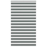 Donkergrijs Zebra Rolgordijn 120x200 cm - 34% Korting