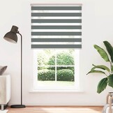 Donkergrijs Zebra Rolgordijn 120x200 cm - 34% Korting