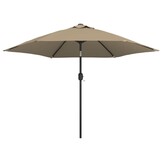 VidaXL Parasol 300 cm Taupe - 34% Korting