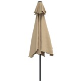 VidaXL Parasol 300 cm Taupe - 34% Korting