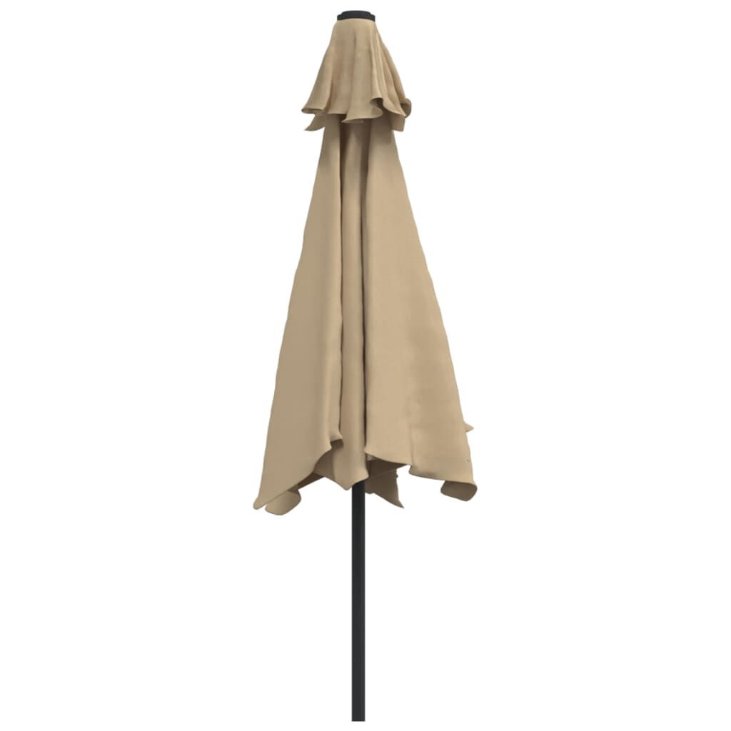 VidaXL Parasol 300 cm Taupe - 34% Korting