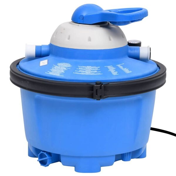 vidaXL Zandfilterpomp 200W - 25L (Blauw/Zwart) - 54% Korting!