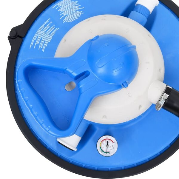vidaXL Zandfilterpomp 200W - 25L (Blauw/Zwart) - 54% Korting!
