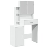 VidaXL Kaptafel met Kastje 80x35x132 cm Wit - 35% Korting