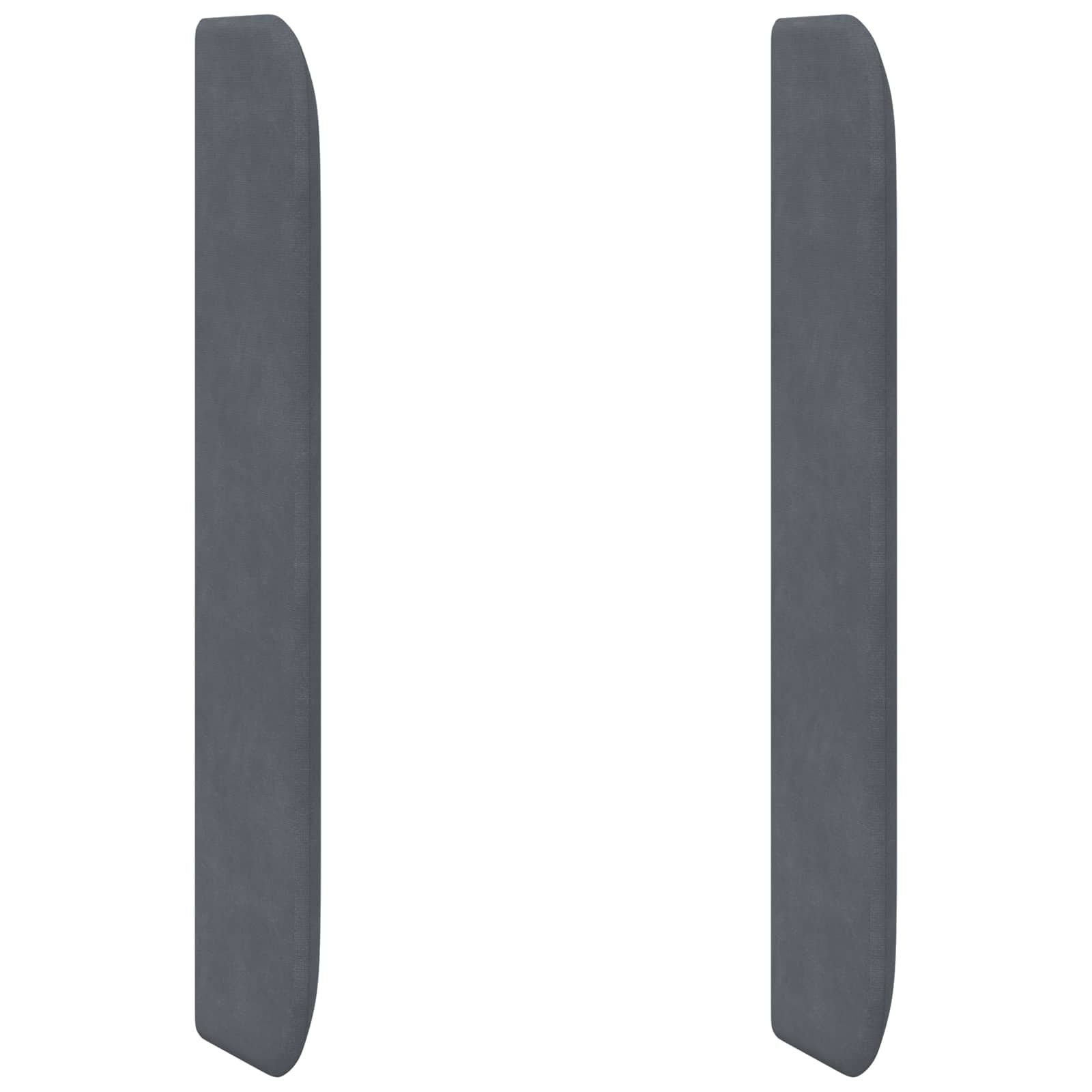 Hoofdbord Oor Grijs 80x16x4 cm Fluweel - 52% Korting