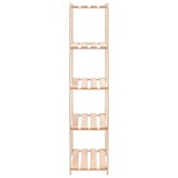 vidaXL Opbergrek 5-laags 80x38x170 cm massief grenenhout 250 kg