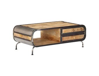 vidaXL Salontafel 100x50x35 cm massief mangohout