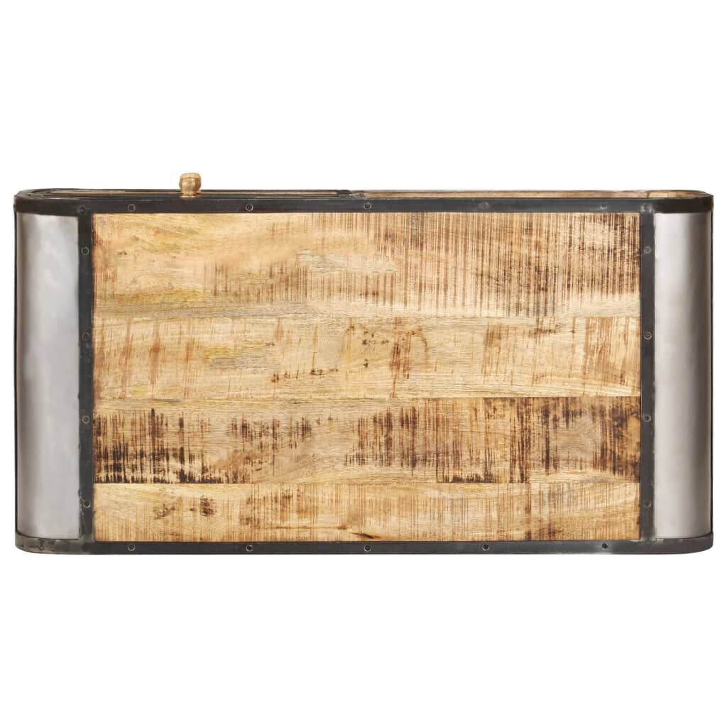 vidaXL Salontafel 100x50x35 cm massief mangohout