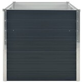 Verhoogde Plantenbak 160x80x77 cm Staal Antraciet - 54% Korting